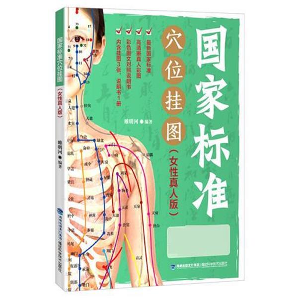 【正版书籍】 国家标准穴位挂图 睢明河 福建科技出版社