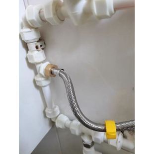 304不锈钢金属编织冷热进水软管水管马桶热水器高压连接管4分家用