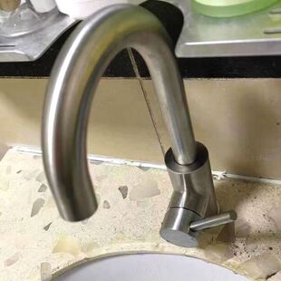 旋转家用水龙头不锈钢水槽洗碗池304单冷热厨房洗衣洗菜盆面盆