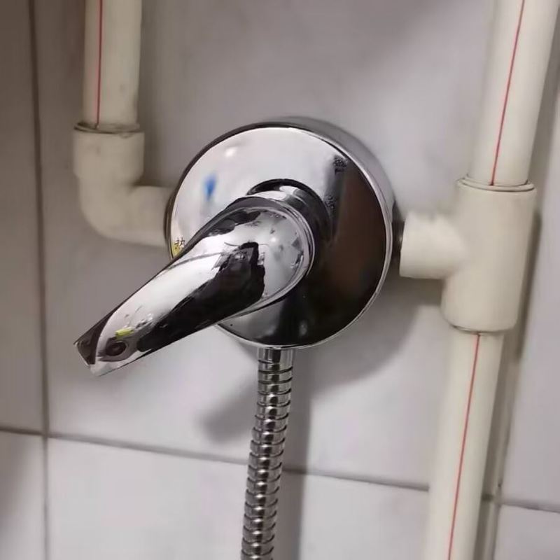 贴墙式淋浴明装配件洗澡开关混水阀海尔美的热水器开关阀通用冷热