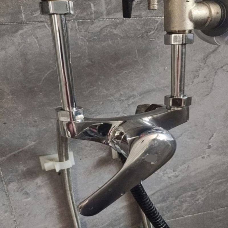 SUS304不锈钢电热水器混水阀明装冷热淋浴恒温太阳能U型阀水龙头