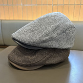 贝雷帽鸭舌帽男女简约时尚 秋冬新款 韩版 百搭复古休闲潮牌前进帽