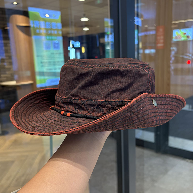 新款个性海边出游遮阳登山钓鱼帽