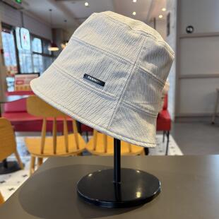 日系小沿渔夫帽女素颜遮脸大头围帽男秋冬网红显脸小百搭水桶帽潮