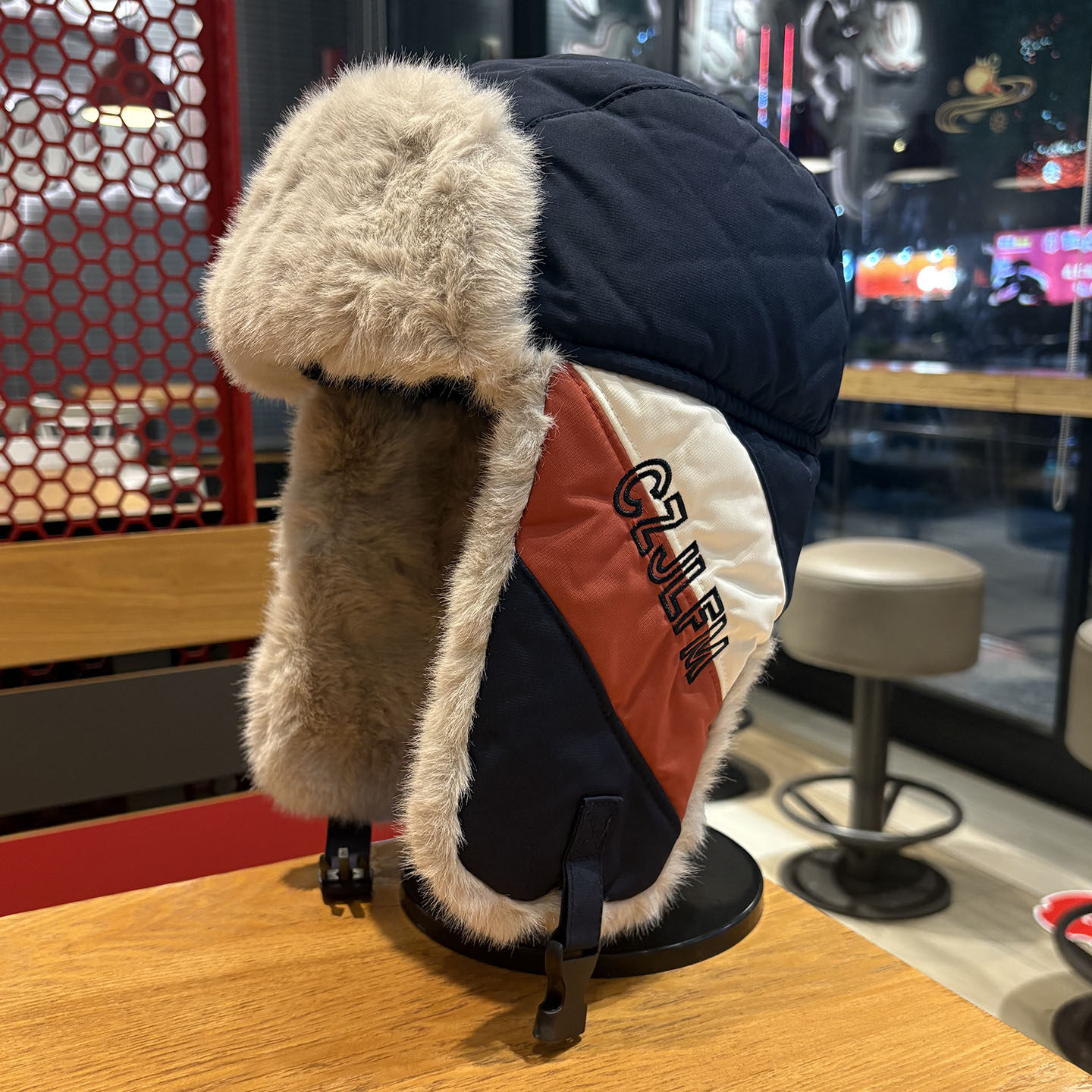 韩版撞色东北棉帽男女冬季加厚防寒毛绒雷锋帽户外骑车滑雪飞行帽