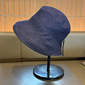 渔夫帽女复古宽檐百搭防晒防紫外线圆顶休闲太阳帽显脸小纯色盆帽