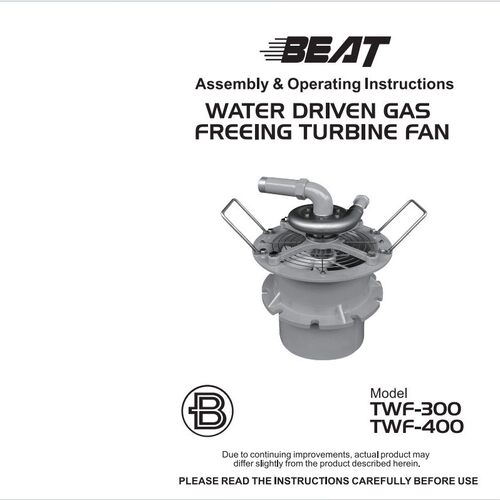 宇天科技beat品牌水力涡轮风机TWF-300船用impa591436