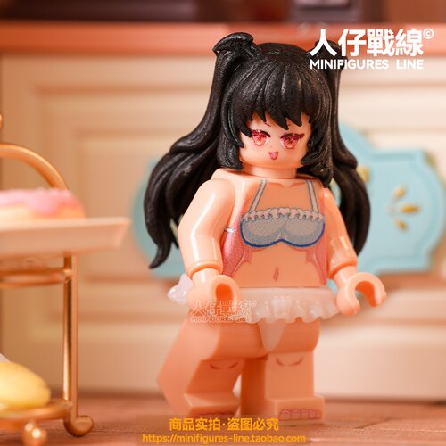 3D打印美少女系列粉汐墨汐少女比基尼泳装日漫第三方拼装人仔玩具