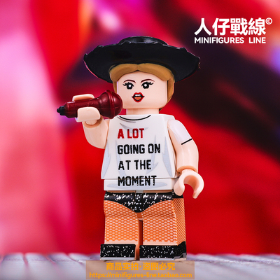 泰勒斯威夫特Taylor Swift巡演欧美歌手霉霉第三方积木人仔玩具