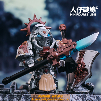 战锤40K灰骑士终结者战棋星际战士圣堂游戏第三方积木人仔玩具
