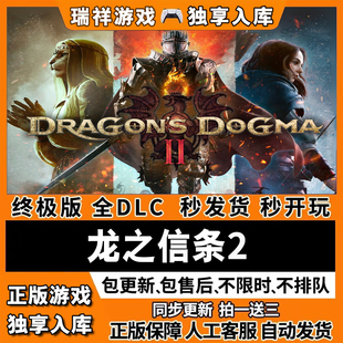 Steam龙之信条2家庭共享激活入库在线联机国区全球区电脑PC游戏