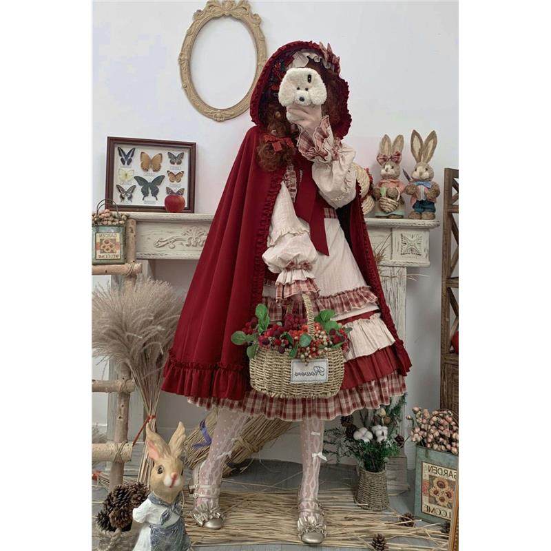 洛丽塔裙子原创日系lolita洋装裙浆果少女OP长袖连衣裙,模玩/动漫/周边/娃圈三坑/桌游,lolita洛丽塔/软妹装/洋装,淘宝优惠券,粉丝福利购,淘宝优惠卷