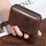 Картхолдер, сетчатая мужская изысканная антимагнитная вместительная и большая сумка через плечо, из натуральной кожи, коллекция 2023, популярно в интернете