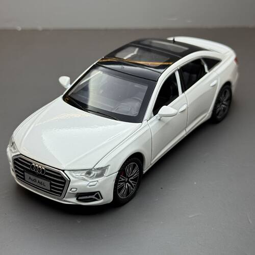 奥迪A6L合金汽车模型玩具车礼物