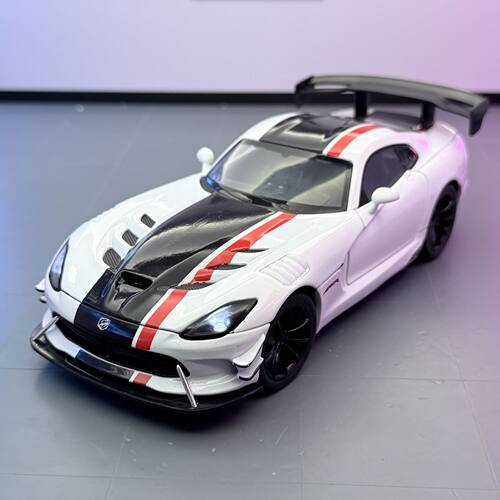 道奇蝰蛇跑车合金玩具车模型礼物