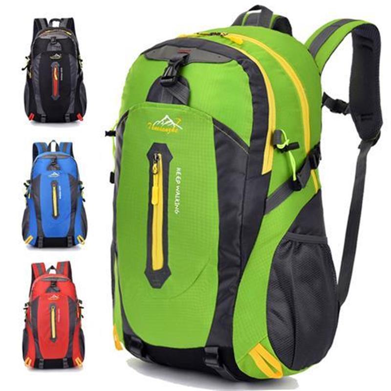 50L men travel hiking camp backpack women big capacity bag