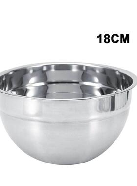 18/20/22/24CM Mixing Bowl Stainless Steel Salad Bowl With Co