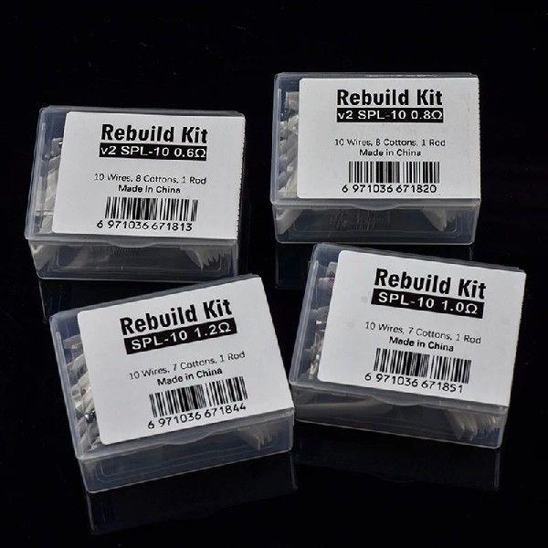 1 Set DIY Rebuild Kit V2 Spl-10 0.6/0.8ohm Spl-10