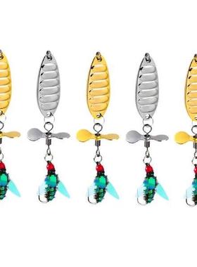 5Pcs Fly Fishing Lures Topwater Lures for Crappie Steelhead