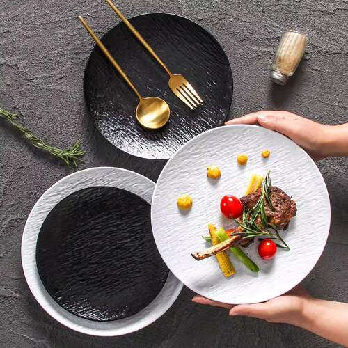 dinner plates ceramic steak plate dishes 西餐盘 western food