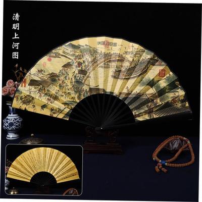 Chinese souvenir China panda fans traditional gifts silk