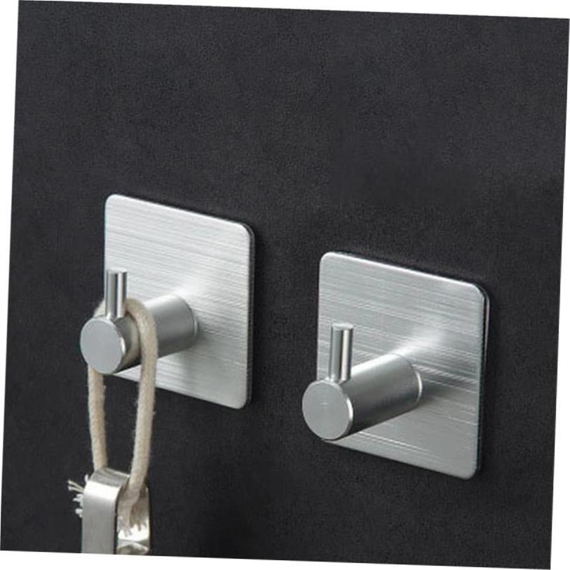 Self Adhesive Home Kitchen Wall Door Hook Key Holder Towel C
