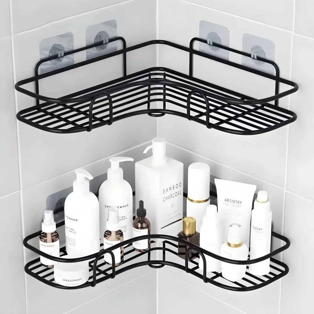 Toilet Storage Rack Bathroom Shelf No-Drill Corner Shelf Sho