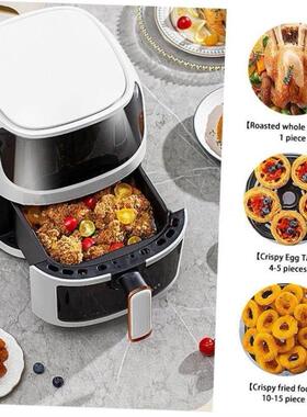 8L English air fryer oven Oil free Airfryer touch screen 5L