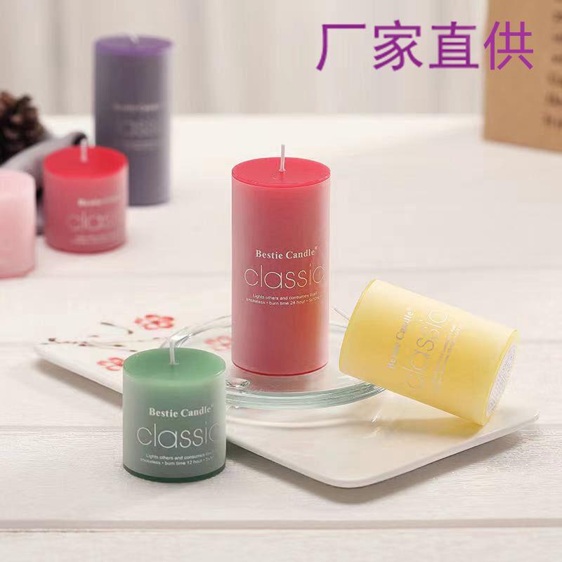12pcs lavender Scented Pillar Candle Wax Candles 55CM