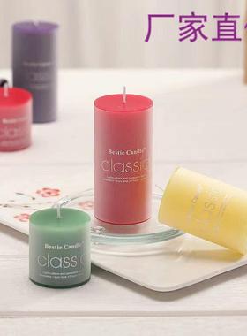 12pcs lavender Scented Pillar Candle Wax Candles 55CM