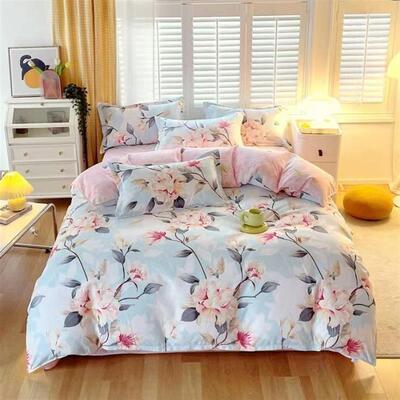 4pc bedsheet set bed sheet quilt blanket duvet cover sets