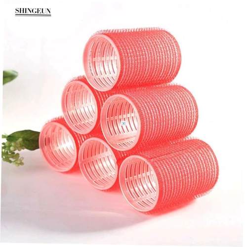 Nissi Jumbo Hair Rollers 6 Pcs Curlers Self Grip Holding