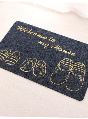 The door mats on the doormat mat carpet mat door rub kitch