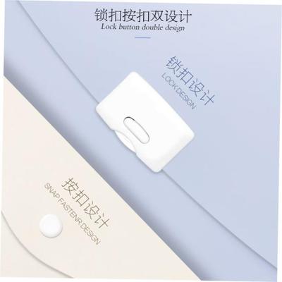 A4 Organ Bag Folder File Storage Box风琴文件夹大容量试卷收纳