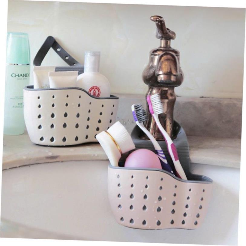 Sink Shelf Soap Sponge Drain rack Kitchen Organizer Holder