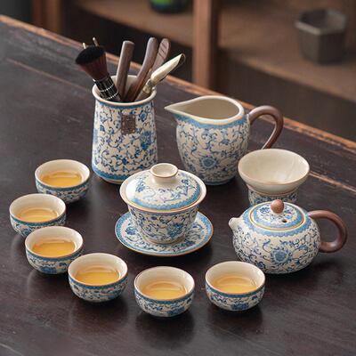 Chinese Kung Fu Tea Set glass Portable Teapot Set