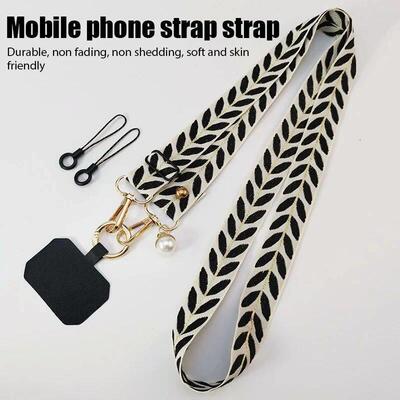 Adjustable Long Mobile Phone Lanyard Crossbody Card Neck Cor