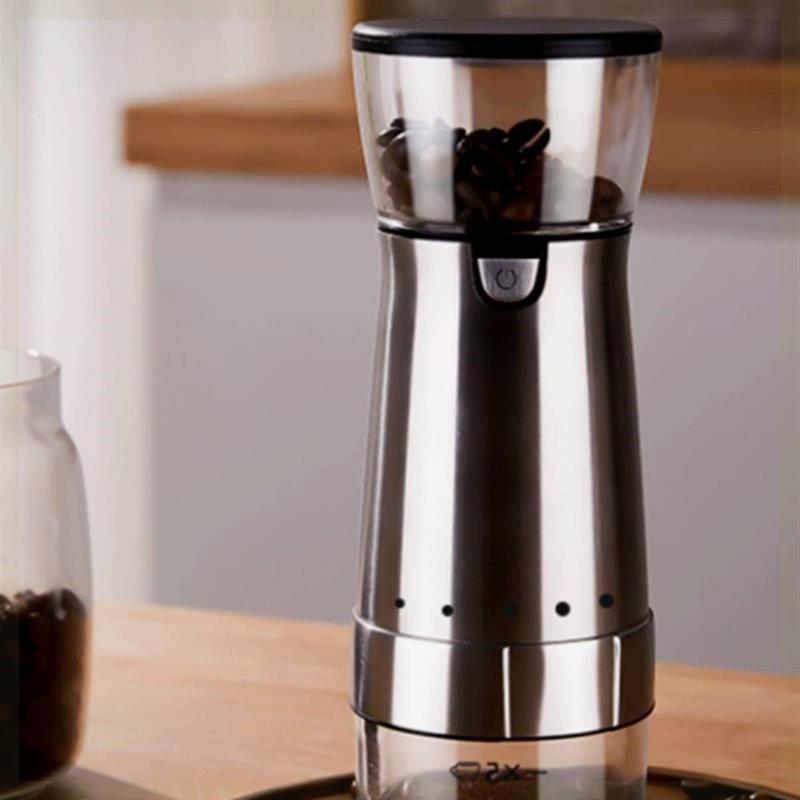 Portable Electric Burr Coffee Grinder Bean Grinding Machine