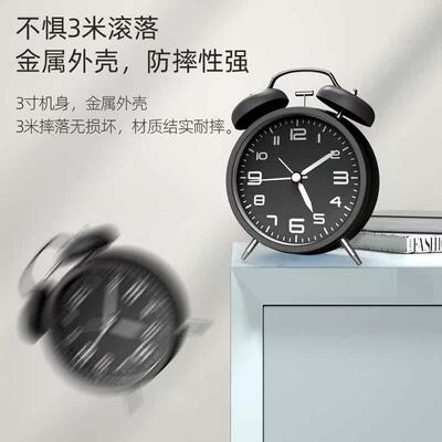 rectangular rising time small alarm clock desk timer student