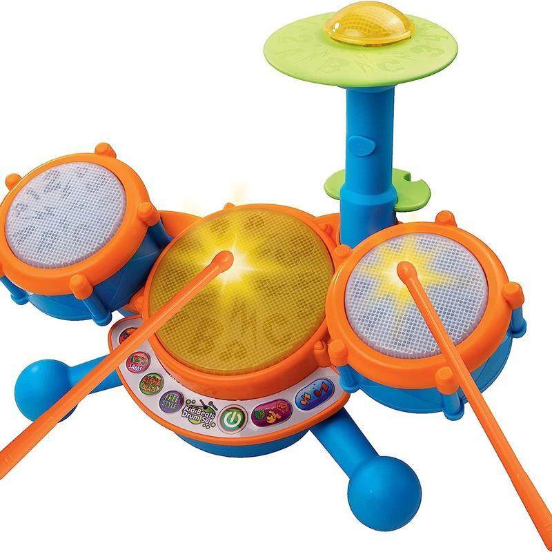 KidiBeats Drum Set Toddlers 1-3 Musical Baby Toys Montessori