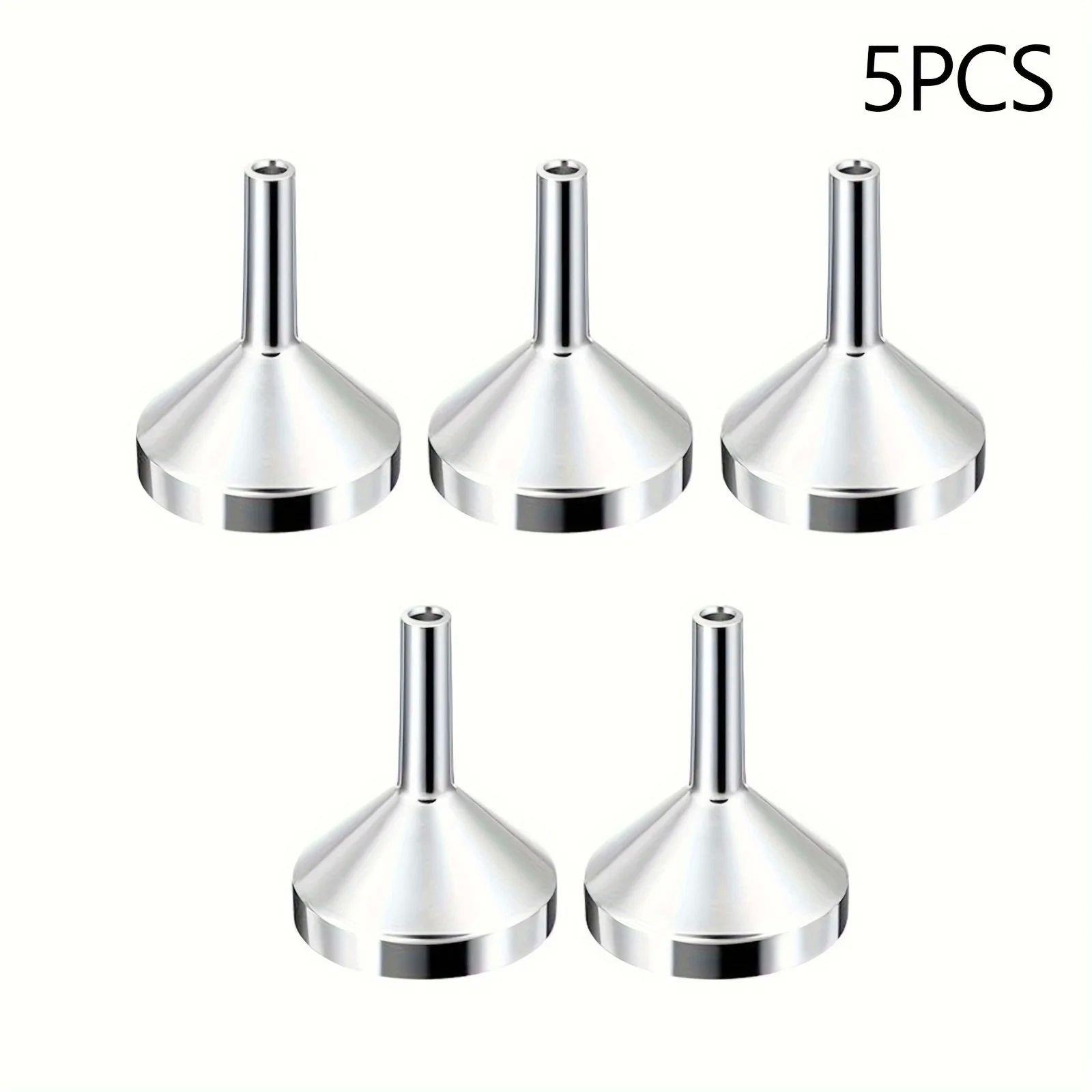1/3/5pcs Refillable Perfume Bottle Funnel, Mini Perfume Trav