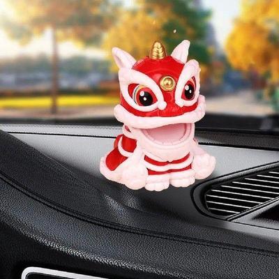 Chinese Style Lion Dance Figure New Year Home Decoration