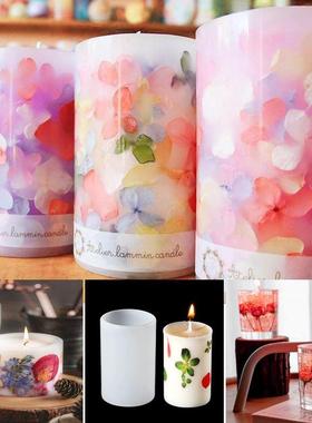 Candle Making Silicone Mold DIY Candle Tools Cylinder Hexago