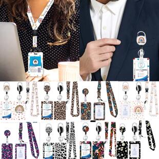work card holder lanyard id holder diy card holder