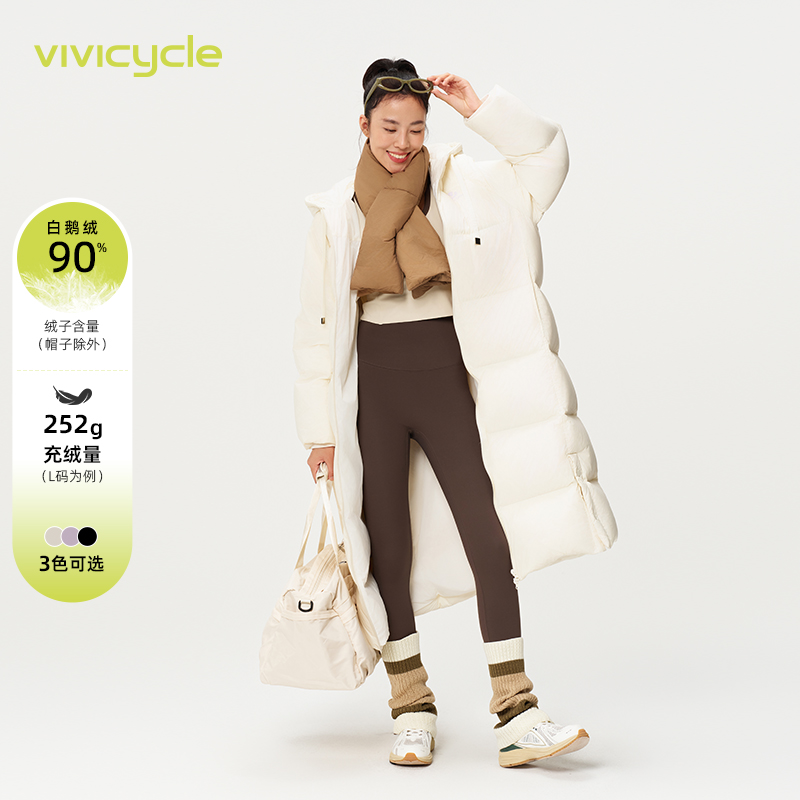长款秋冬鹅绒服VIVICYCLE
