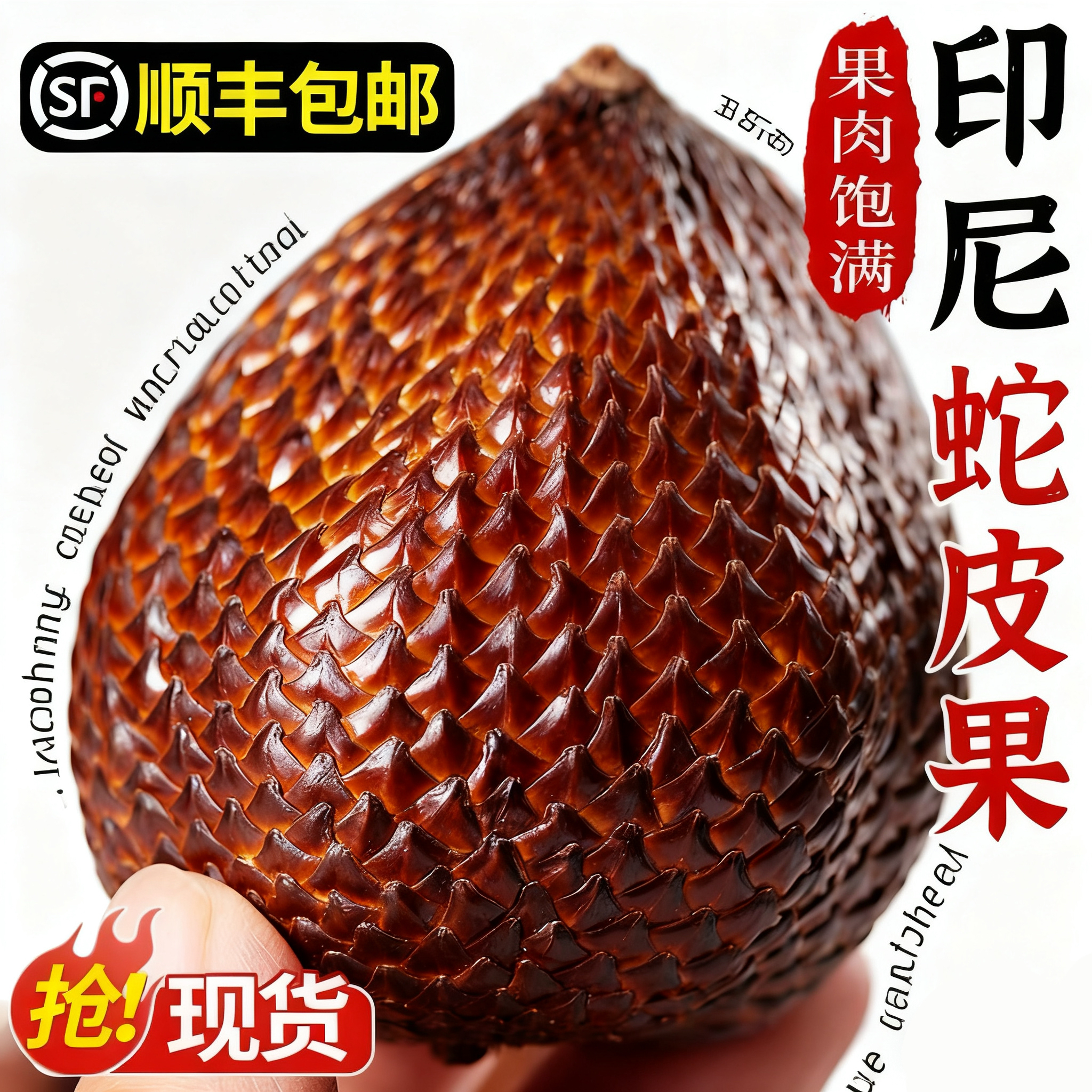 印尼蛇皮果新鲜热带网红水果罕见稀有进口时令孕妇现摘应当季整箱