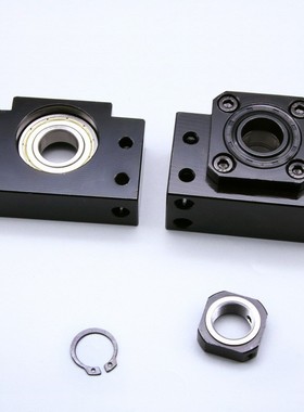 方形丝杠支座组件LEB61-6-8-10-12-15-20-25-30 丝杆轴承座LEB71