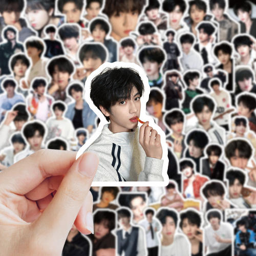 TF家族四代张桂源防水贴纸103张