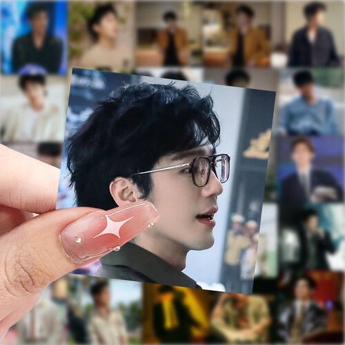 白宇头像贴纸高颜值男明星演员周边壁纸贴画diy手机手账桌面装饰