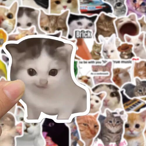 猫梗合集贴纸可爱搞笑搞怪趣味